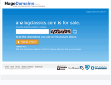 Tablet Screenshot of analogclassics.com